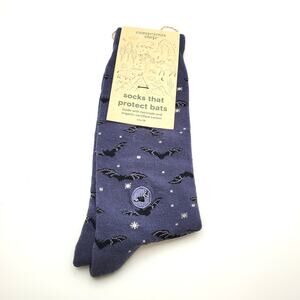Conscious Step Bat Socks That Protect Bats Halloween NWT Unisex